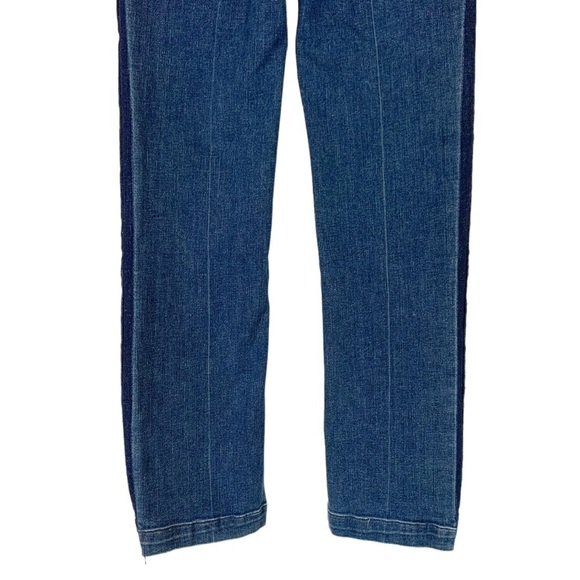 Rachel Comey Tux Stripe Denim High Waist Skinny Jeans Size 0 - Picture 7 of 9
